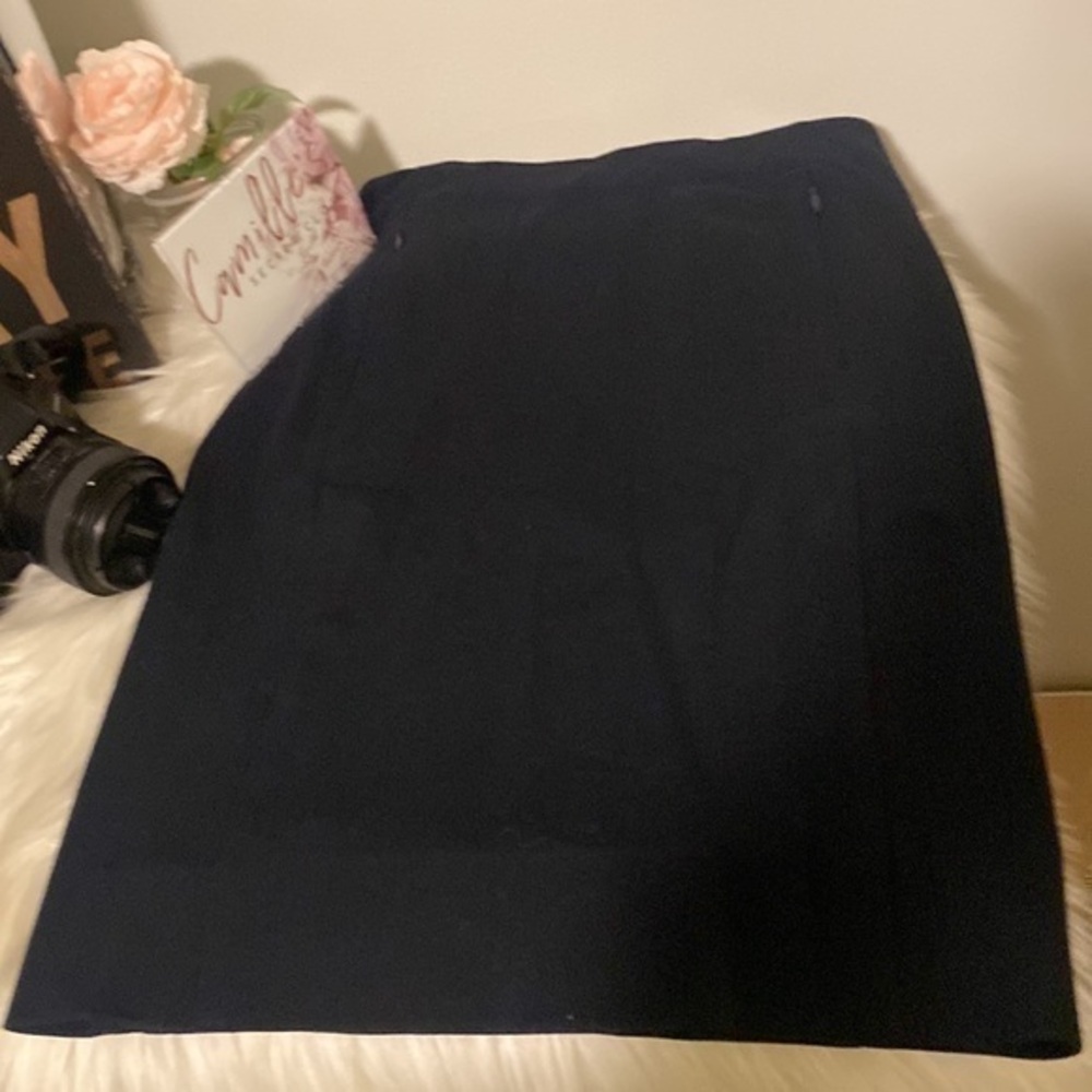 Diane Von Furstenberg Dark Blue Pencil Skirt